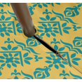 thumbnail image 3 of Vargottam Indoor/OutdoorTablecloth58x82 Inch RectangleTablecloth with Umbrella Hole and Zip- Waterproof PatioTableCloths- TableCovers for Backyard RectangularTable- Yellow4, 3 of 5