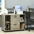 thumbnail image 2 of Vinsetto Mobile File Cabinet with Top Lockable Drawer for Home Office, 2 of 10