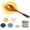 Sunset Orange, variant on Ceramic Leaf Spoon Rest for Stove Top & Coffee Bar, Cute Spoon Holder for Kitchen Counter, Kitchen Decor & Cooking Utensil Rest (Sunset Orange)