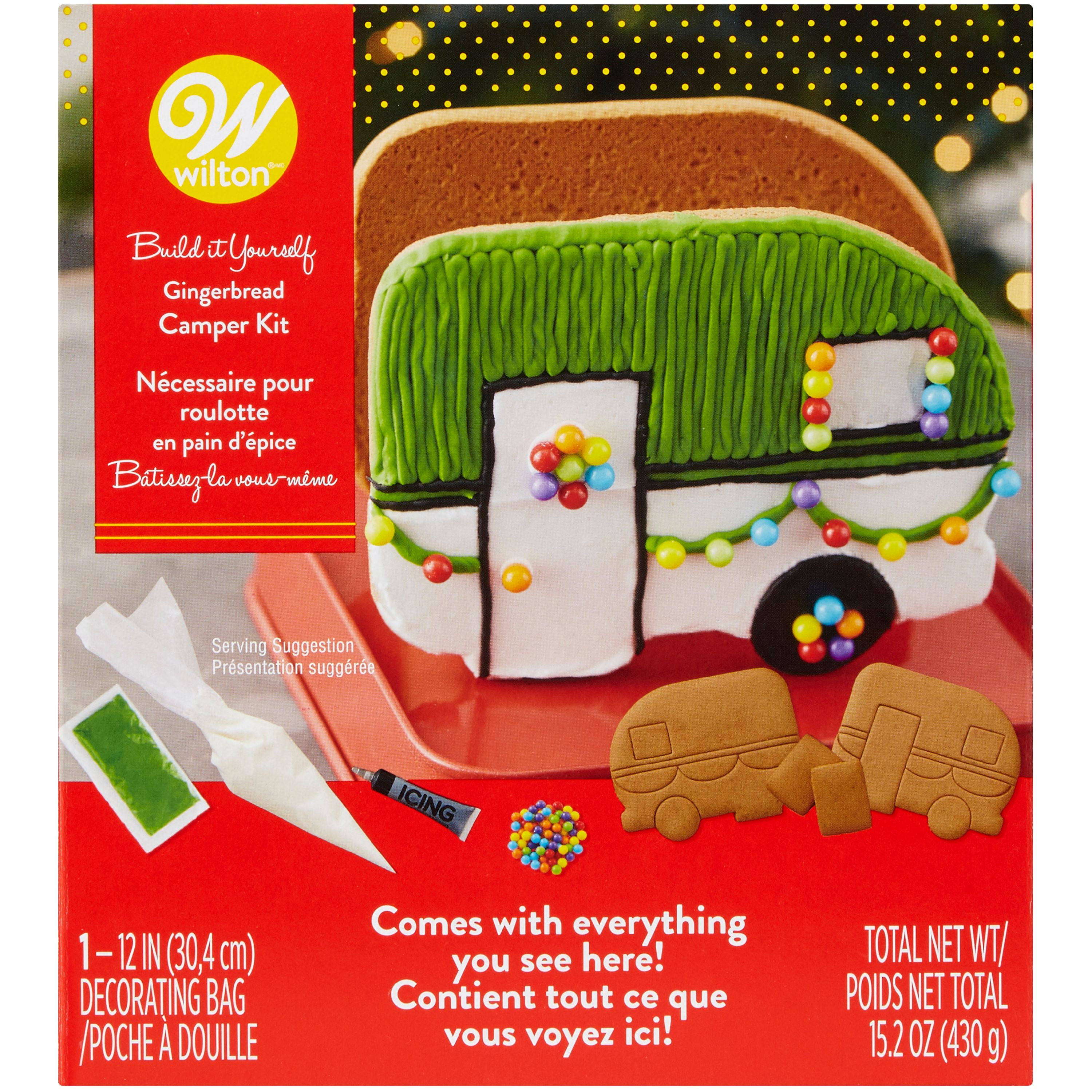 Wilton Build It Yourself Gingerbread Camper Decorating Kit