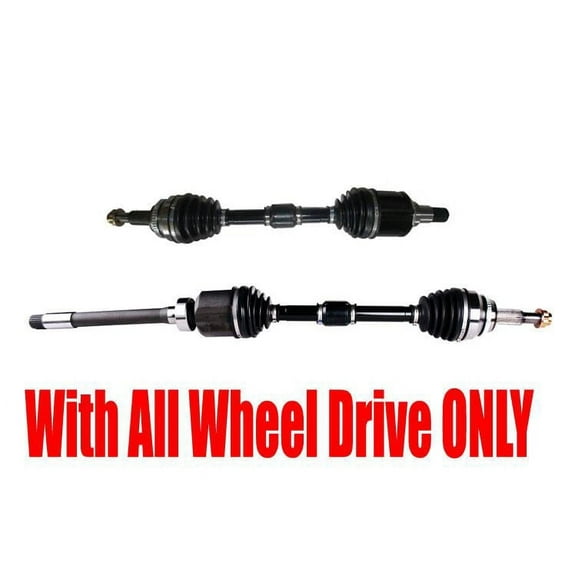 Front Complete Cv Shaft Axles for Toyota Venza All Wheel Drive 2009-2015