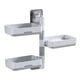 thumbnail image 3 of Caja de jabón para pared sin perforaciones, estante de almacenamiento para artículos de tocador de baño, estante de almacenamiento para escurridor de inodoro, 3 of 5