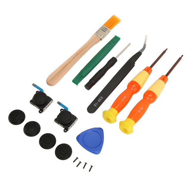 Kit De Herramientas De Repuesto Para Joystick De Reparación, Kit De Herramientas De Reparación De Joystick Fácil De Controlar 17 En 1 Para Reducir La Fatiga De La Mano Para ANGGREK Joystick Repair Tool Kit