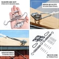thumbnail image 3 of Efavormart Sun Shade Sail Hardware Kit - Stainless Steel Installation Kit For Square-Rectangle Sun Shade Sail, Patio, Lawn, Garden, Backyard, Driveway, 3 of 11