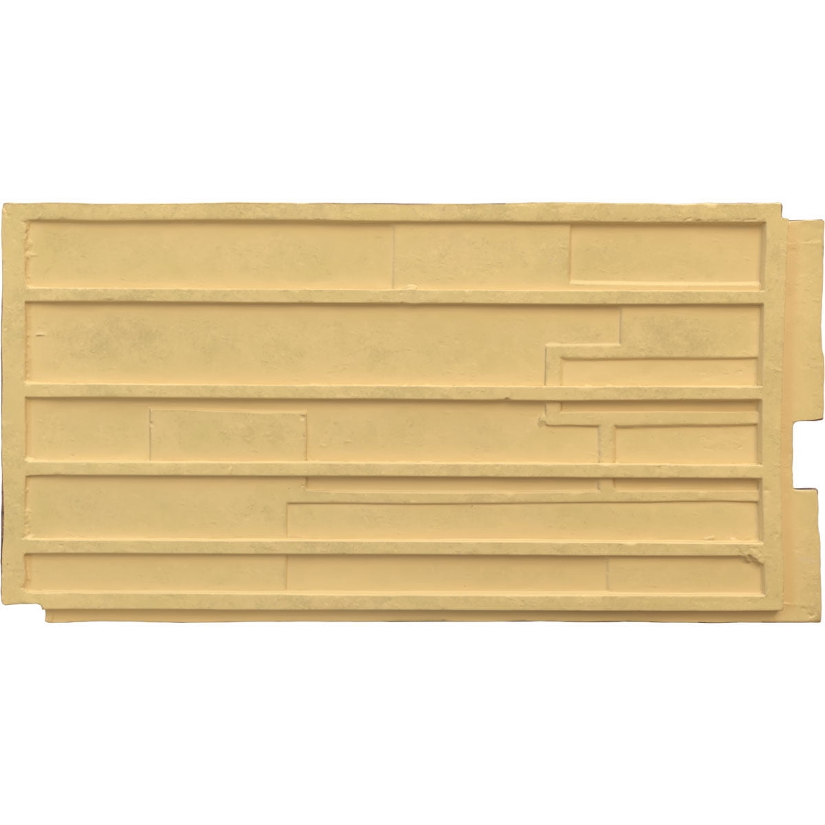 Ekena Millwork 45.75"W x 24.50"H x 1.25"D Canyon Ridge Stacked Stone, StoneWall Faux Stone Siding Panel, Sedona