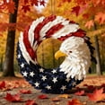 thumbnail image 7 of 250th Anniversary Flag Wreath, Brave Wings Wreath, Eagle Wreaths for Front Door, Decoration Red White Blue Style Fabric Design for Porch, Wall, Memorial Day Indoor Outdoor Decor, 7 of 7