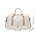 thumbnail image 4 of MTBLYS Bolsa de viaje de gran capacidad con compartimentos separados para artículos secos y mojados | Bolso bandolera para negocios|gimnasio o para mujer | Correa de hombro desmontable, 4 of 9