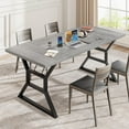 thumbnail image 5 of Yeshouse Large Rectangular Kitchen Table with Sturdy Metal Legs, 5 of 7