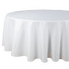 Riegel DPA-90RD-WHT Restaurant Series Round Combed Cotton Pique Tablecloth, 90-Inch, White