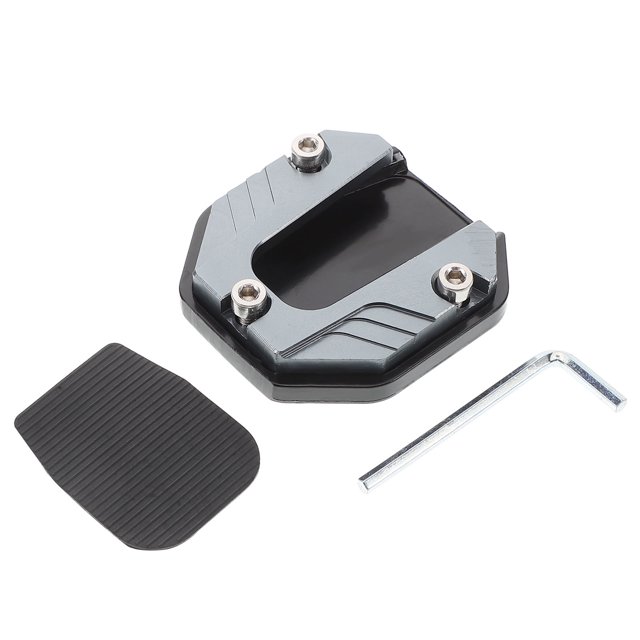 unbranded 1Pcs Motorcycle Kickstand Pad 2.28X2.08X0.51in for Anti-slip and Stable Support