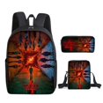 thumbnail image 1 of TIKTOK Stranger Things 4 Bolsa Escolar Mochila De Escuela Primaria Set Cosas Extrañas 4 Juguetes Para Niños Deportiva Aligeramiento Cremallera Hombros Al Aire Libre, 1 of 4