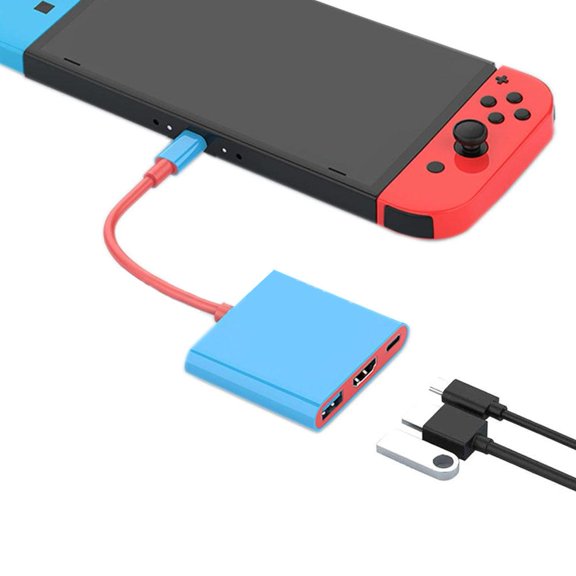 For Switch/Switch2 Screen Projection Expansion All-in-one Multi Function