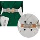 thumbnail image 5 of Cinturón elástico para mujer, cinturones elásticos para faldas, abrigos, blusas, suéteres (naranja), 5 of 5