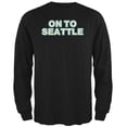 thumbnail image 1 of T-Shirt à Manches Longues Noir pour Adulte On to Seattle, 1 of 1