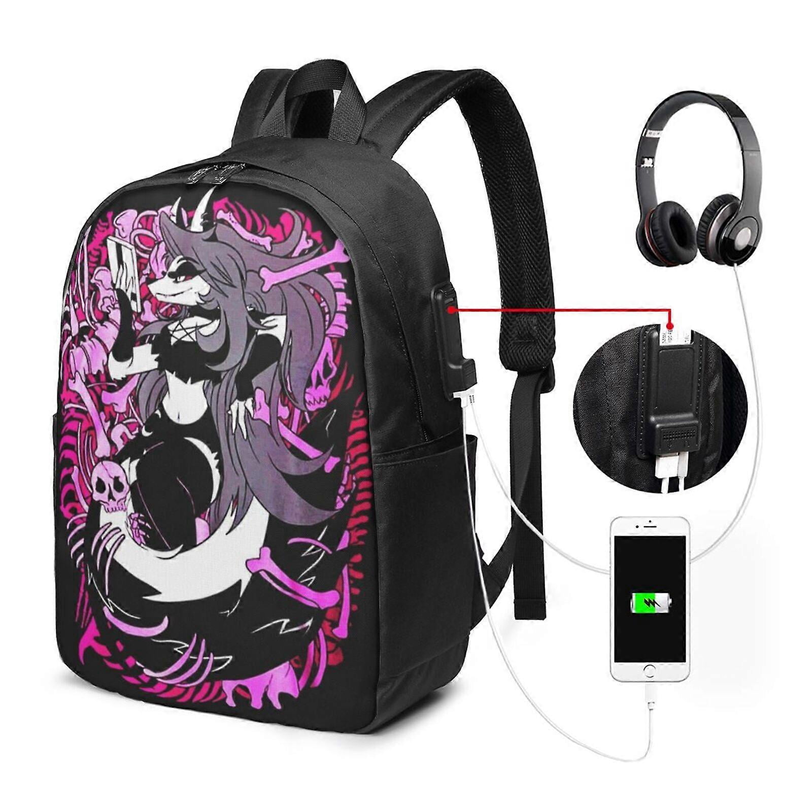 Helluva Boss Backpack Daypack Travel College School Bookbag