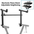 thumbnail image 3 of Piano Keyboard Stand Detachable - 2 Tier Universal Electronic Piano Stand with Adjustable Height, Portable Rack Holder Accessories for Home Studio, 3 of 5