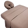 thumbnail image 1 of Ensemble de Draps en Microfibre 3 Pcs pour Table de Massage - Marron Chocolat, 1 of 1