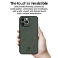 thumbnail image 3 of Nalacover Case for iPhone 14 Pro Max,Slim Luxury Premium PU Leather Non-Slip Grip Shockproof Bumper Anti-Scratch [ with Tempered Glass Screen Protector ] Cases For iPhone 14 Pro Max, Gray, 3 of 8
