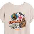 thumbnail image 3 of Star Wars - Chewie Stickers - Women's Oversized Tee, 3 of 5