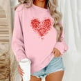 thumbnail image 6 of FDGIU Women's Valentines Day Cute Pullover - Crewneck Sweatshirt Warm Comfy Funny Love Gift Top, 6 of 6