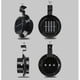 thumbnail image 2 of 6 Pack Solar Powered Led Gutter Lights, Fence, Roof, Gutter, Garden, Yard, Wall, Black, 2 of 5