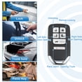 thumbnail image 3 of Unique Bargains 6 Button Car Keyless Entry Remote Control for Smart Fob KR5V1X for Honda Odyssey 2014-2017 313.8MHz 47 Chip, 3 of 7
