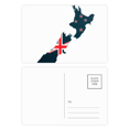 thumbnail image 1 of The Flag Island Country Map New Zealand Postcard Set Birthday Mailing Thanks Greeting Card, 1 of 3