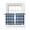 Blue, variant on Navy Buffalo Plaid Tier Curtains 24 Inch Length,Sheer Curtains for Bedroom Living Room White Blue Farmhouse Modern Striped Short Kitchen Curtains Drapes for Small Half Window 27.5"x24" 2 Panels