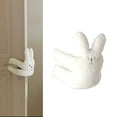 thumbnail image 4 of Tope de puerta de algodón PP de Cachemira de cordero, protectores antipellizcos para puerta, decoración para niños, conejito, 4 of 12