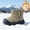 Green, variant on Boots Girls Boys Warm Winter Boots Cozy Plush Lining Winter Shoes (Khaki 3-3.5 Years)