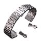thumbnail image 1 of Jumpingount Correa de acero inoxidable respirable del metal fácil de instalar del oro para la correa de reloj de Smartwatches Relojes plata 21mm, 1 of 6