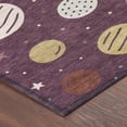 thumbnail image 3 of Addison Rugs Chantille Indoor/Outdoor Transitional Kids Eggplant Machine Washable Rectangle Rug, 9' x 12', 3 of 8