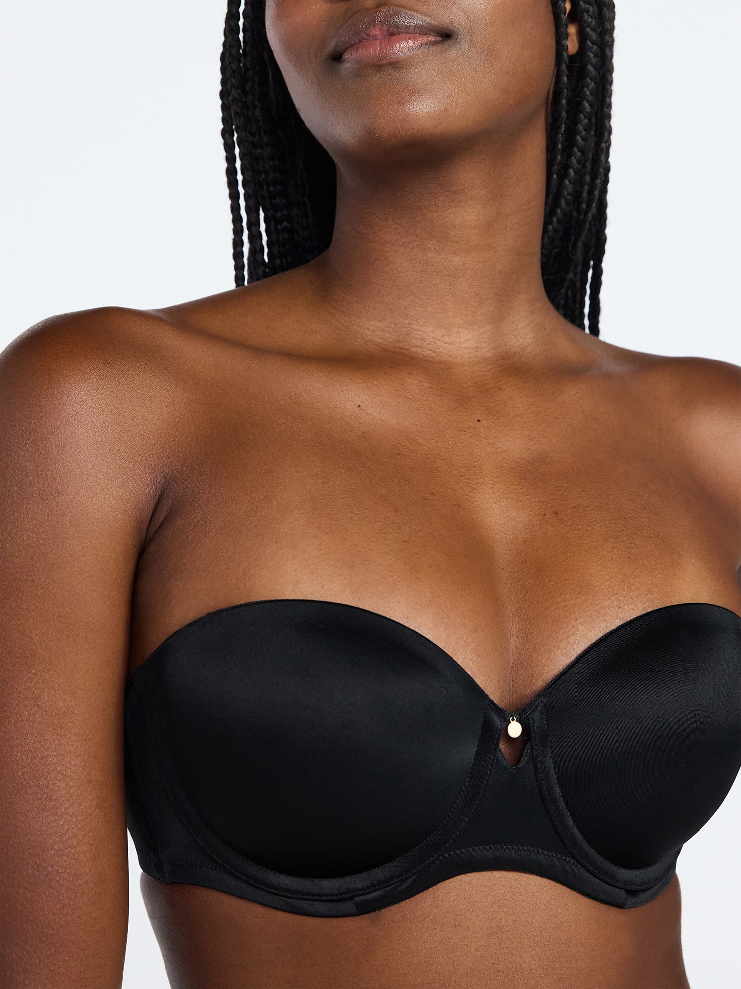 Joyspun Women's Shine Strapless Push-Up Bra, Sizes 34A-40DD