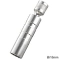 thumbnail image 1 of Universal 14mm & 16mm Magnetic Spark Plug Socket Wrench 12 Point Thin Wall R3N8, 1 of 9