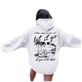 thumbnail image 4 of MUXiin Girls Hoodies Size 10-12 Round Neck Long Sleeve with Pockets Casual Basic Drop Shoulder Hoodie Pullovers Tops Trendy Girls' Fashion Hoodies & Sweatshirts, 4 of 5