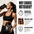 thumbnail image 3 of NutraBio Whey Protein Powder Isolate Supplement – 25g of Protein Per Scoop with Complete Amino Acid Profile - Soy and Gluten Free - Zero Fillers and Non-GMO - Chocolate Peanut Butter - 5 Lbs., 3 of 8