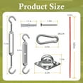 thumbnail image 3 of Amaopus Shade Sail Hardware Kit 5 inch for Triangle and Rectangle Sun Shade Sail Installation, 304 Stainless Steel Accessories Set for Outdoor Garden Patio, 3 of 7
