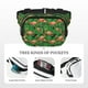 thumbnail image 5 of Fotbe Flamingo Cangurera Cuadrada con Estampado de Doble Capa, Bolsa de Cintura Ajustable Mini para Hombres y Mujeres, 5 of 9