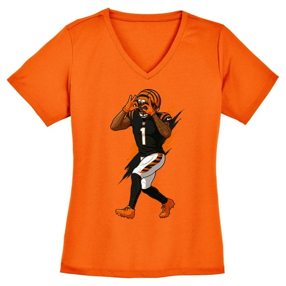 Jamarr Chase Griddy Cincinnati LADIES V-NECK Shirt T-Shirt