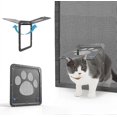 thumbnail image 1 of 2024 New,suitable Pet Flap Fly Screen with Magnet Dog Flap Cat Flap for Fly Screen Door Lockable pet door for cats/dogs, 1 of 5