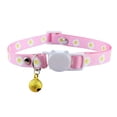 thumbnail image 1 of Personalized detachable cat collar with bell, safe quick release kitten collar, 1 of 8