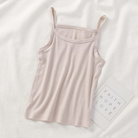 

Simplmasygenix Children s Day Gift Kids Tops Clearance Summer Girls Sweat-absorbing Breathable Stretch Bottoming Camisole Top