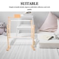 thumbnail image 3 of TABLZONE 1Set Wooden Embroidery Frame Stand Adjustable Height 360 Degree Rotating Needlework Hoop Holder, 3 of 8