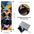 thumbnail image 4 of Shepherd Dog Gym Towel with Storage Bag, 72.8"x26.8", Suitable for Yoga, Pilates, Fitness, Hot Yoga Towel, Yoga Mat Towel, Yoga Towels, 4 of 6