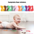 thumbnail image 2 of LABSERRON 36 Pairs Footprint Shape Floor Stickers Assorted Color for Indoor Home Decoration 4.7x2.4x0.03 Inch PVC, 2 of 8