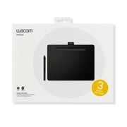 Wacom Intuos Wireless Graphics Drawing Tablet with 3 Bonus Software Included, 10.4" X 7.8", Black, Medium (CTL6100WLK0)