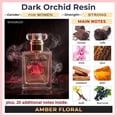 thumbnail image 2 of Seamless Hold Dark Orchid Resin Truffle Patchouli Amber Perfume for Women Parfum | Inspired Luxury Fragrance | Long-Lasting Scent - 1.7 oz (50 ml), 2 of 6