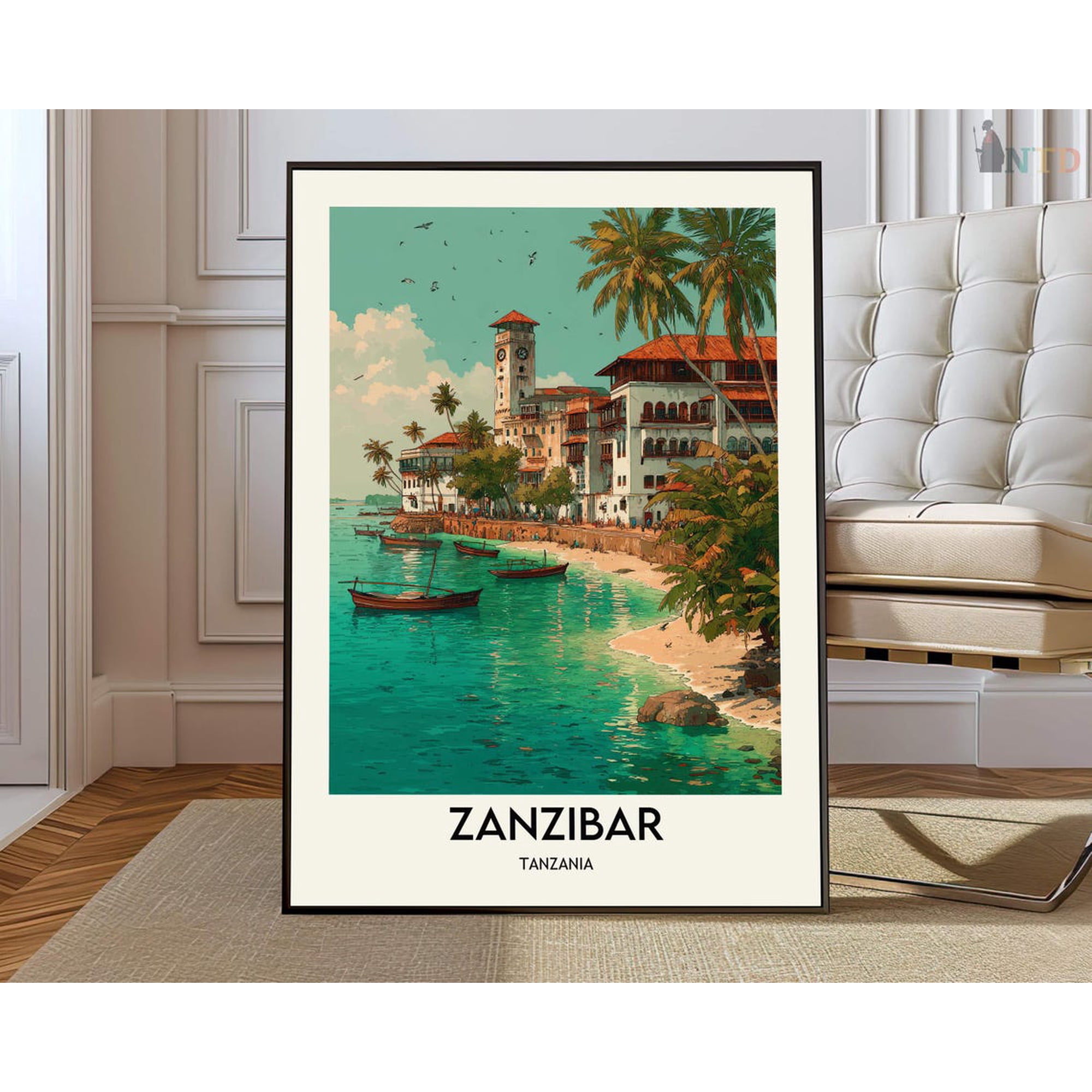 Zanzibar Tanzania Coast Poster Unframed Paper Print