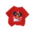 thumbnail image 3 of TAIAOJING Toddler Kid Girls Cute T-Shirts Graphic O-Neck Short Sleeve Tee Summer Casual T Shirt Tops Breathable 11-12Y, 3 of 5
