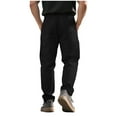thumbnail image 6 of Simua Men's Casual Sports Cargo Pants Loose Straight Leg Multi-Pocket Work Pants with Drawstring Elastic Waist for Outdoor Daily Wear (S-XXXL), 6 of 8